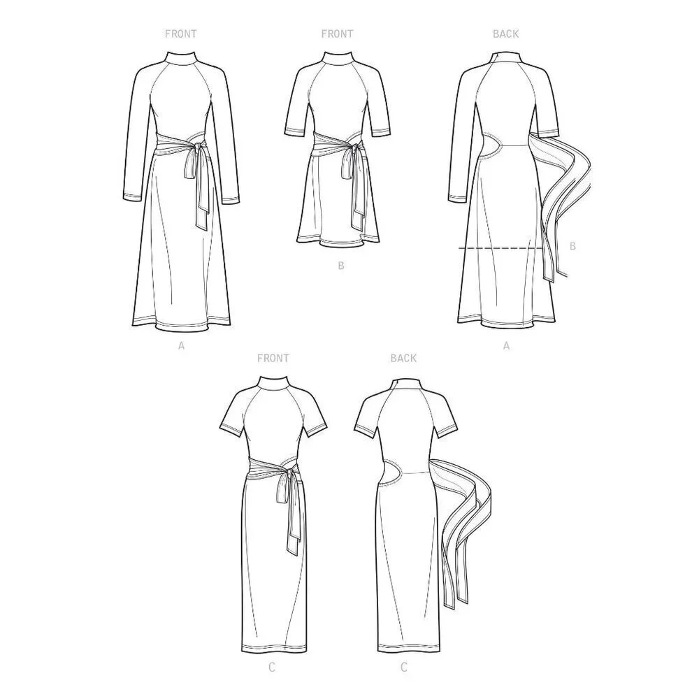 Simplicity‎ Sewing Pattern S9370 R11373 Dress Knit Misses Size 16-24